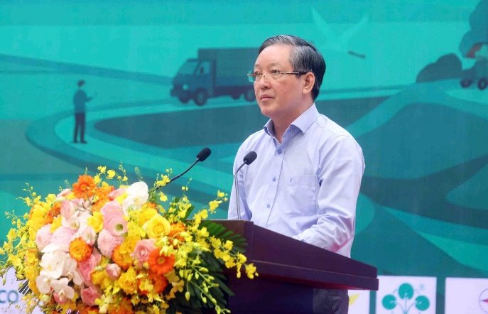 Đồng chí Lương Quốc Đoàn phát biểu khai mạc Diễn đàn.