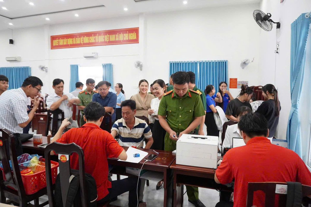 Quang cảnh khu vực tiếp nhận thông tin.