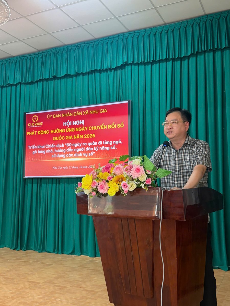 Đồng chí Trần Quốc Hưng, Phó Bí thư Đảng ủy, Chủ tịch Ủy ban nhân dân xã phát biểu chỉ đạo.