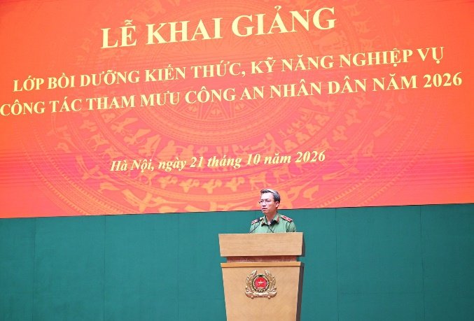 Thiếu tướng Nguyễn Quốc Toản phát biểu tại buổi Lễ.