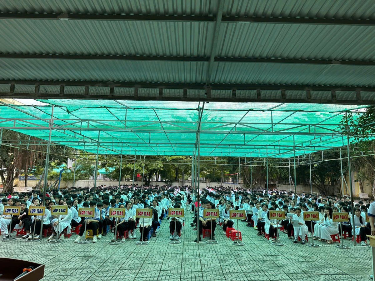Quang cảnh buổi tuyên truyền.